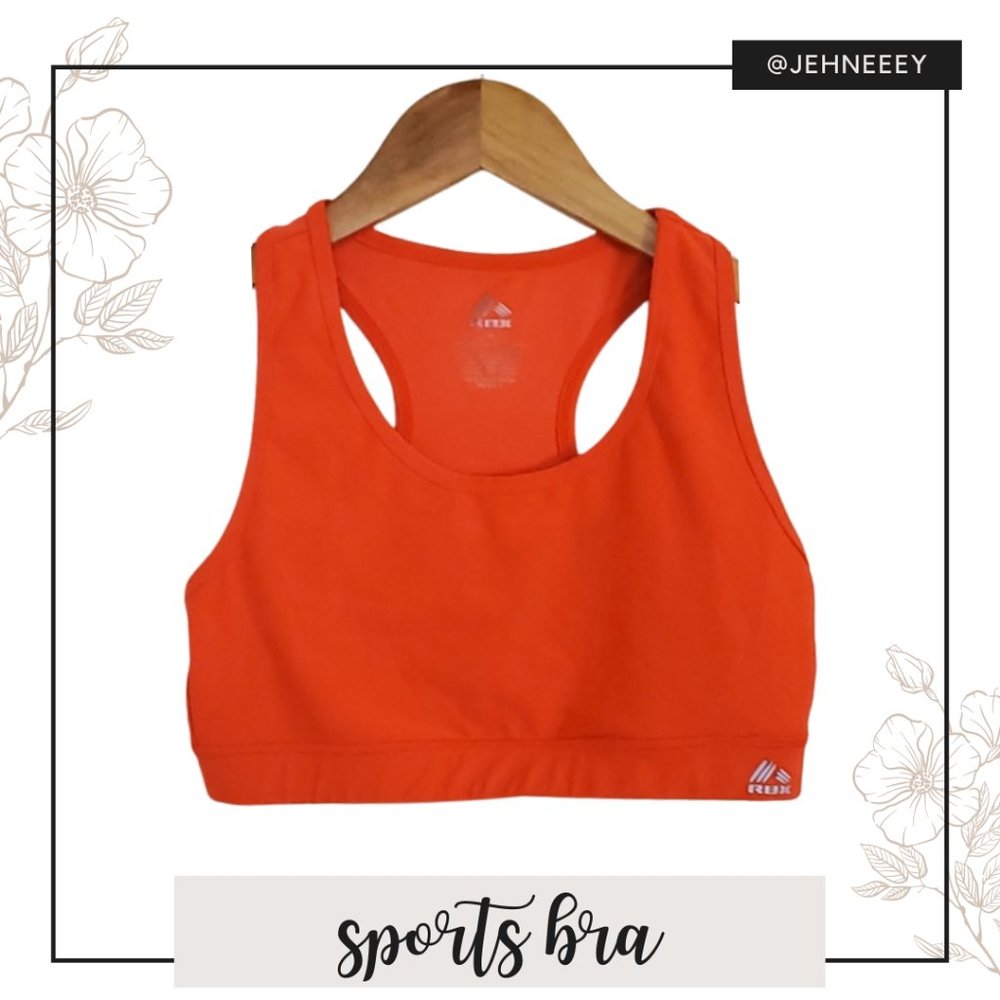 RBX Orange Sports Bra